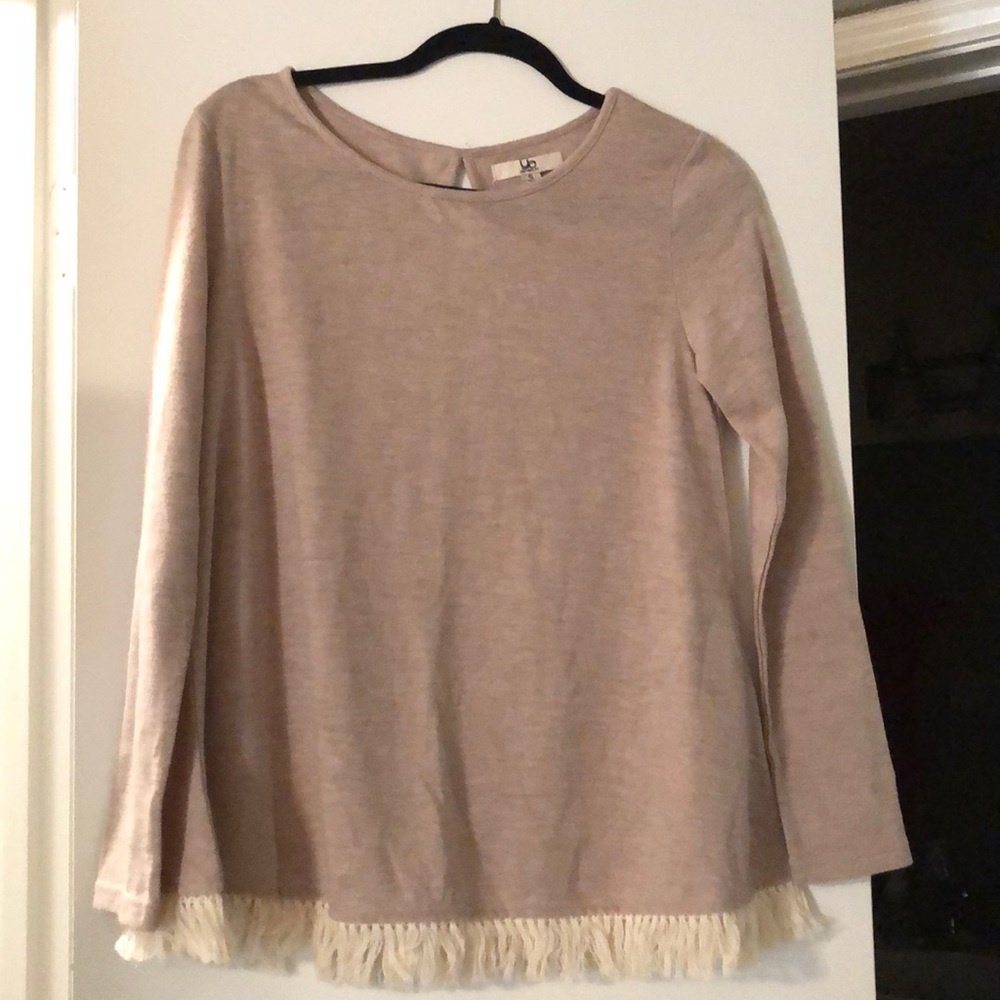 Cute fringe sweatshirt